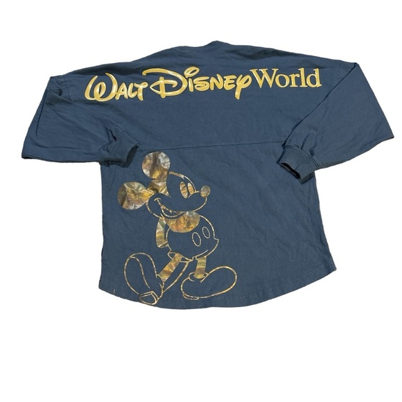 Disney World 50th Anniversary‎ Earidescent Shimmer Spirit Jersey Blue Size XS - Picture 4 of 13